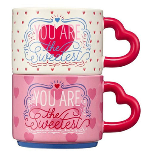 Starbucks Korea Mug Love in Paris 296ml Pink & White As Is