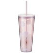 Starbucks Cherry Blossom Cup 2022 Fall Petals Pink Cold Cup 591ml