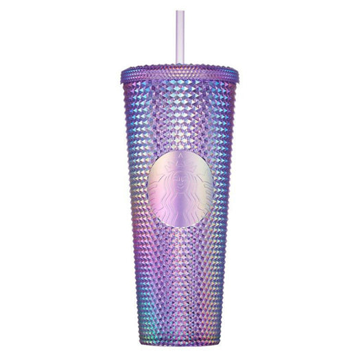 Starbucks Studded Cold Cup Summer Purple Hologram 710ml