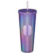 Starbucks Studded Cold Cup Summer Purple Hologram 710ml