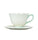 Starbucks Mug and Saucer 237ml Flower Garden Light Green