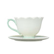 Starbucks Mug and Saucer 237ml Flower Garden Light Green