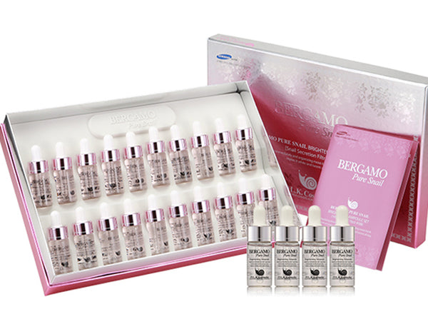 BERGAMO Snail Ampoule Set 13ml x 20