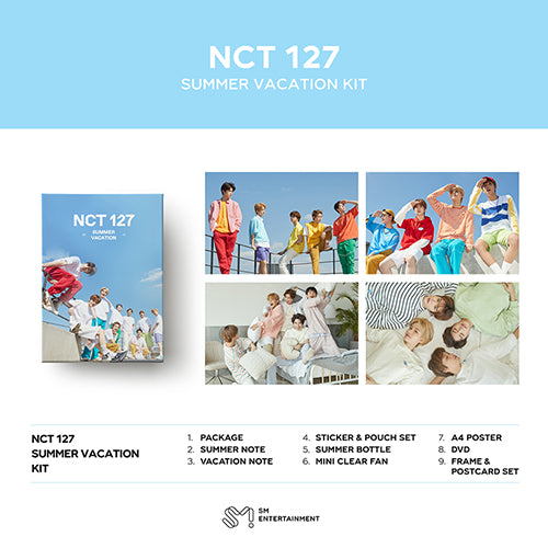 NCT 127 2019 Summer Vacation Kit