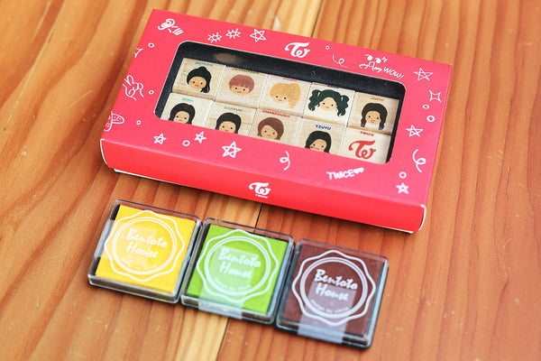 Twice Members Stamp Set JYP Entertainment Official Kpop Merch