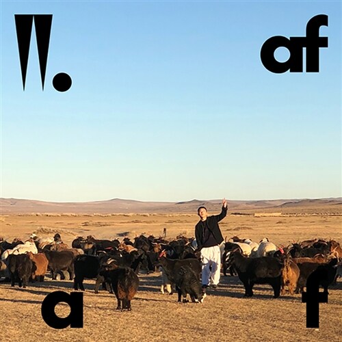 Woo Won Jae's 'AF' album, a limited edition K-hip hop music release, perfect for K-pop collectors and fans.